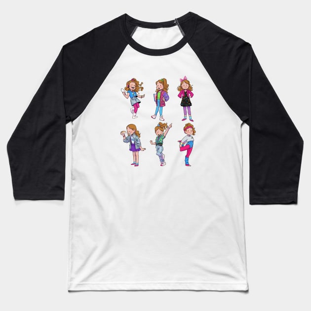 Courtney Moore - American Girl Baseball T-Shirt by LaurenS